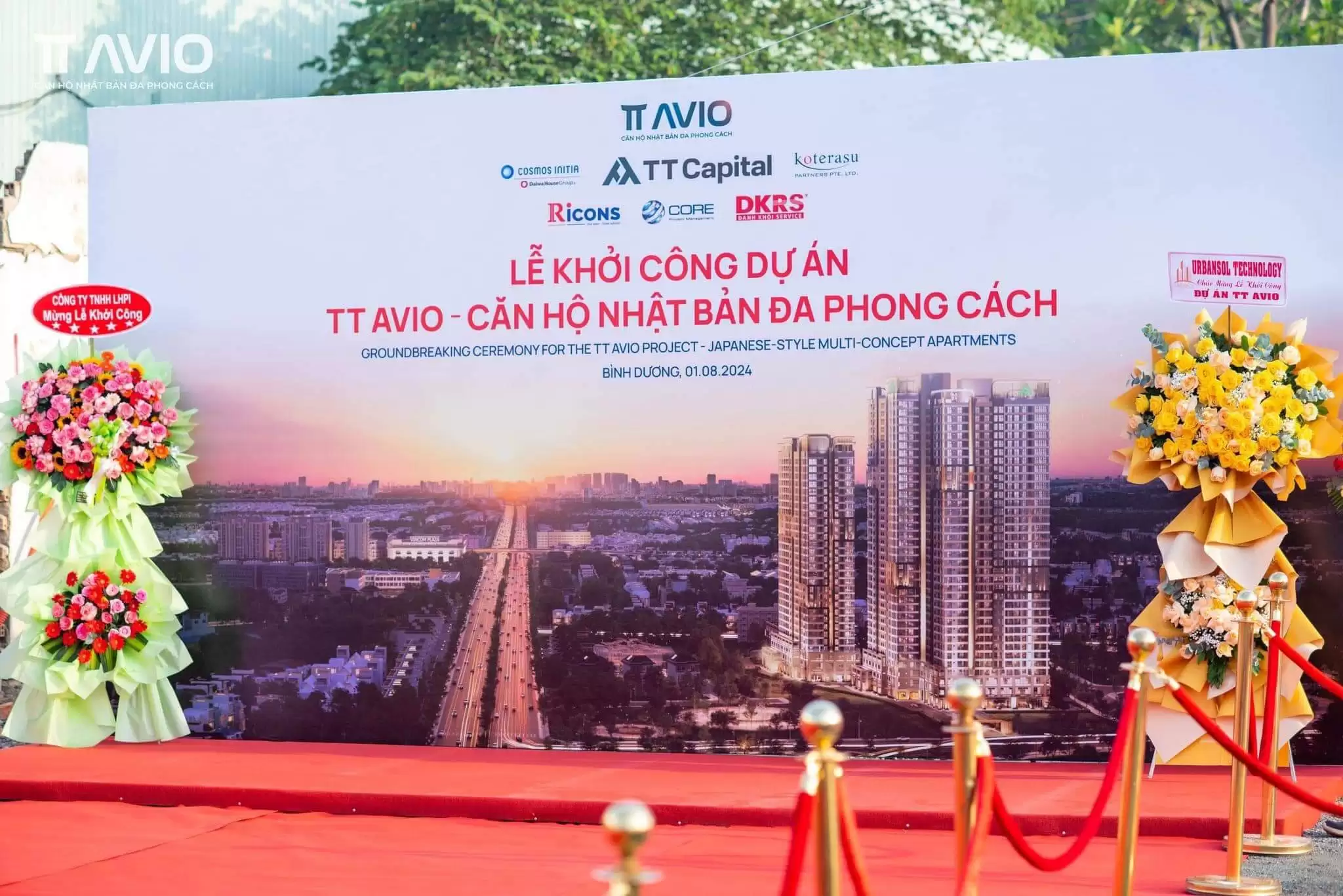 Lễ khởi công dự án TT Avio vào đầu tháng 8