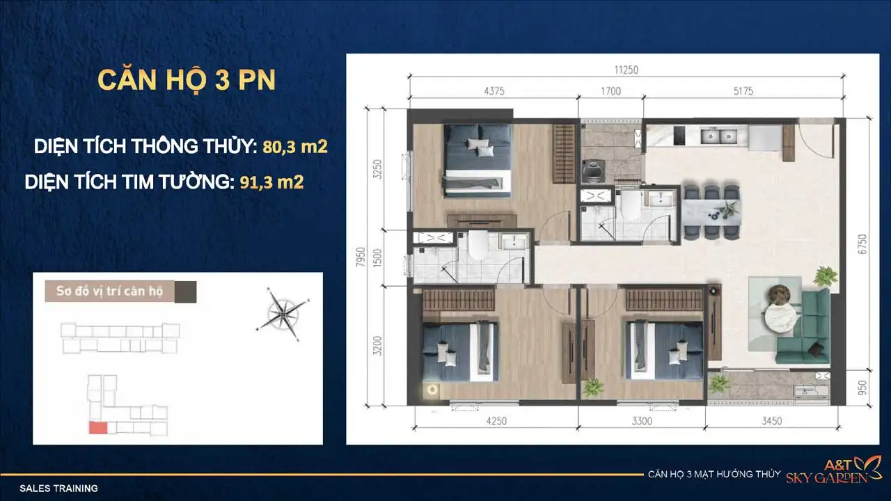 Căn Hộ A&#038;T SaiGon Riverside &#8211; 100% view sông tiện ích đẳng cấp