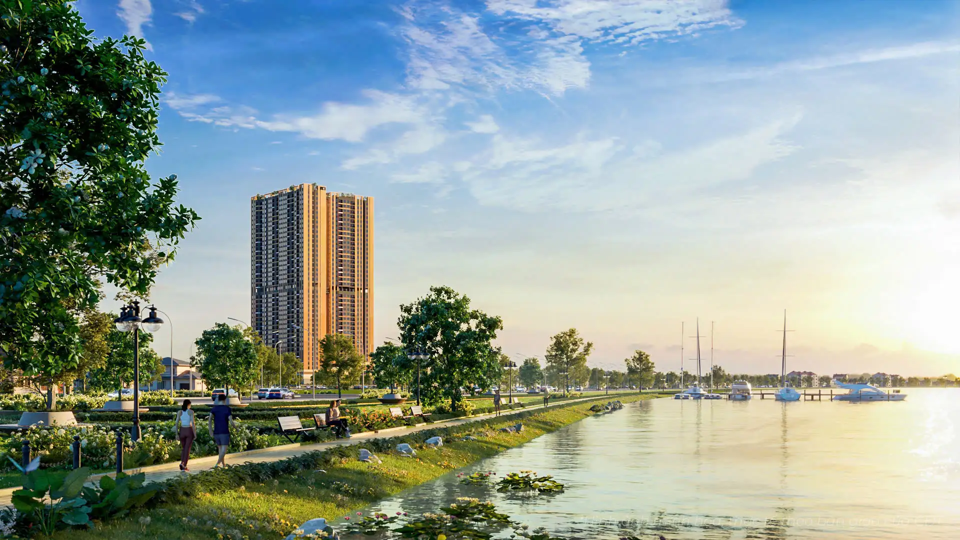 Kiến Trúc Full Kính View Sông Tại A&#038;T SaiGon Riverside