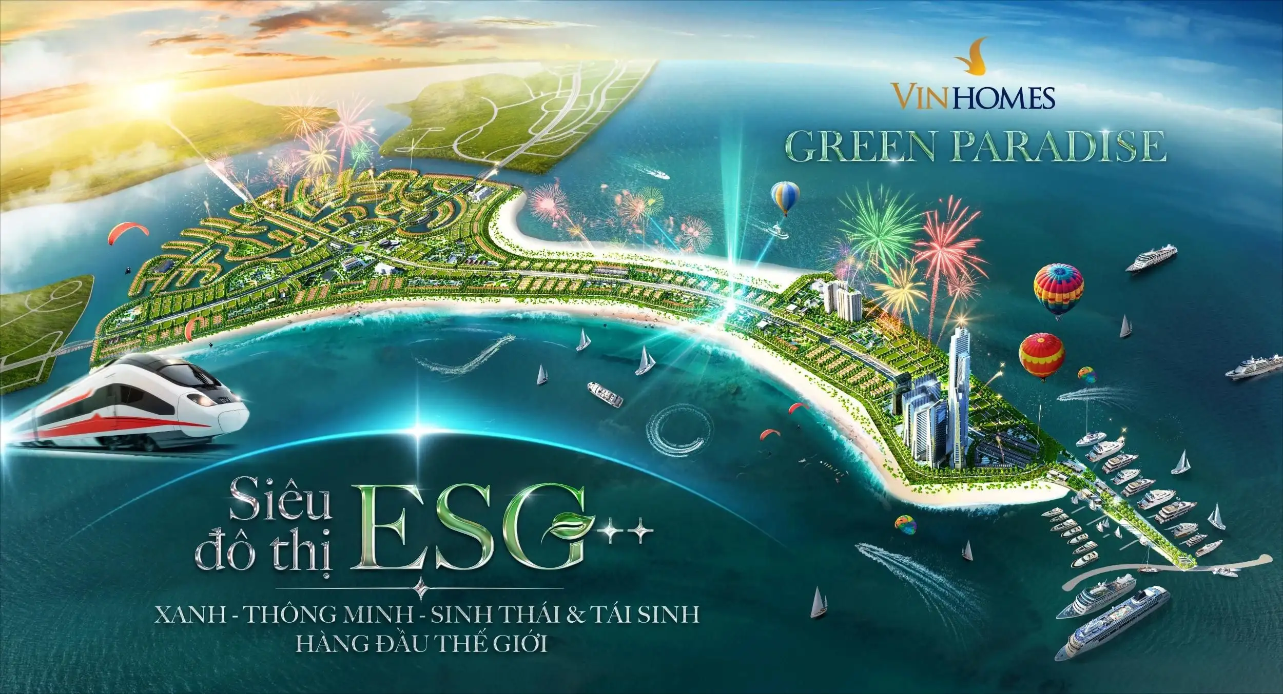 Mô hình ESG chuẩn sống mới tại Vinhomes Green Paradise