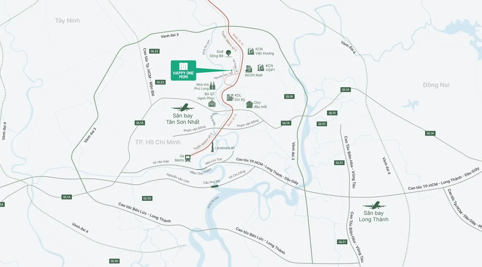 Metro thúc đẩy tăng trưởng bất động sản dọc Quốc lộ 13